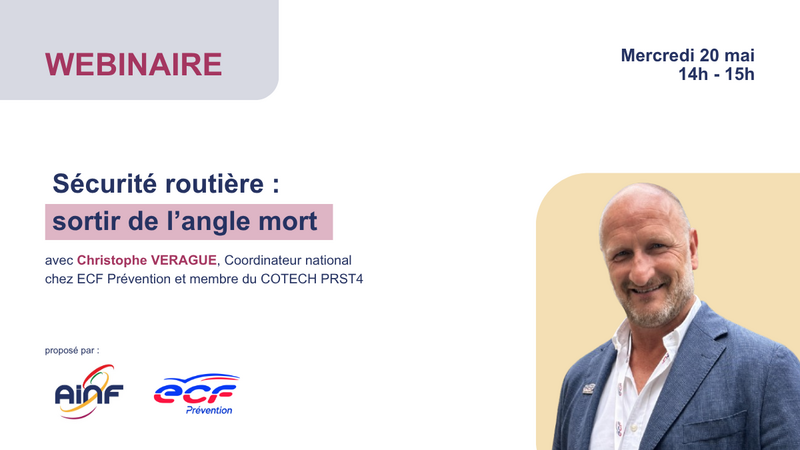 WEBINAIRE | Sécurité routière au travail : sortir de l’angle mort
